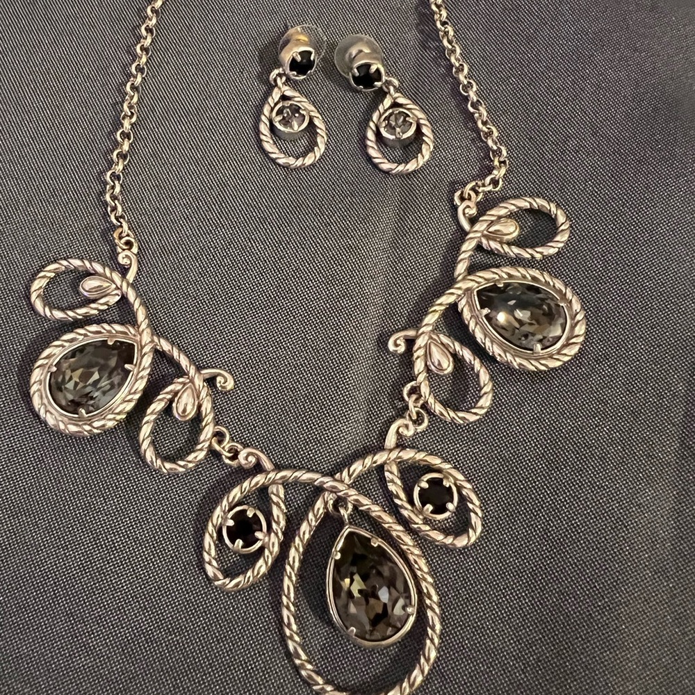 Brighton necklace and matching earrings